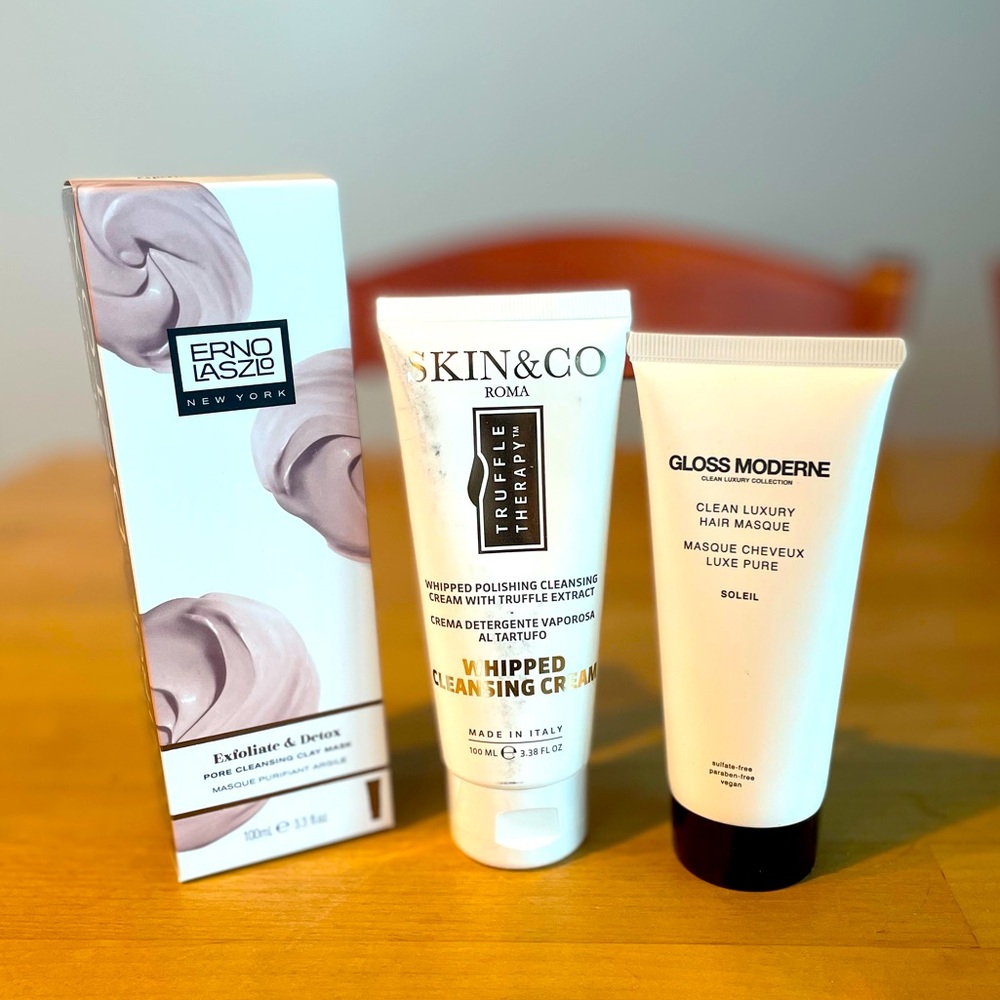 FabFitFun BUNDLE (clay mask/cleanser/hair mask)